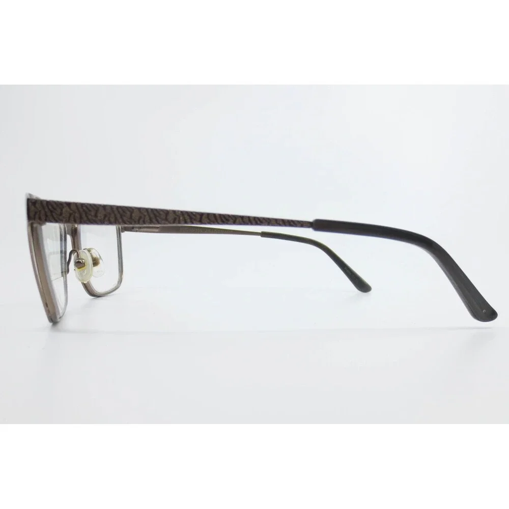 Jill Stuart JS 326 Brown Metallic Cat Eye Eyeglass Frames 52-16-135 JS326